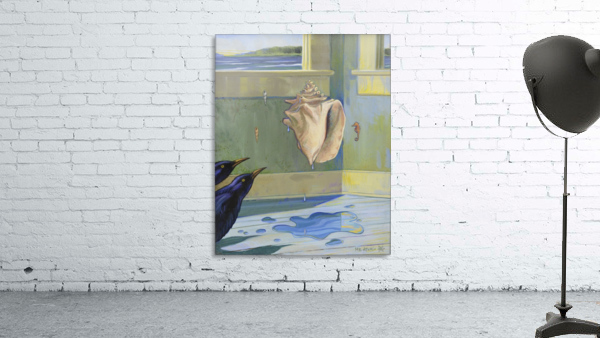floating_conch_shell_mr_atomic Wall Preview