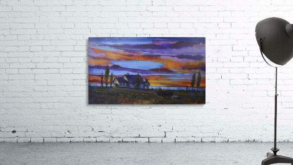 Painted Sky Sunset Wall Preview
