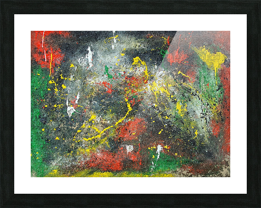 SMILING COLOURS Picture Frame print