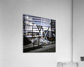 BLUE TABLE Acrylic Print