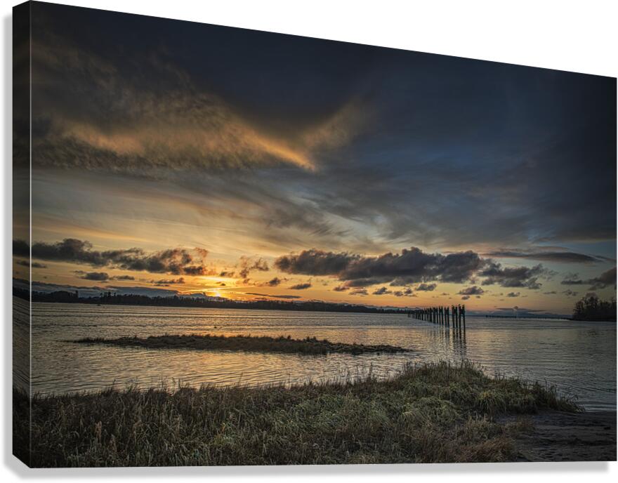 FS241127 GILBERT BEACH SUNSET Canvas Print