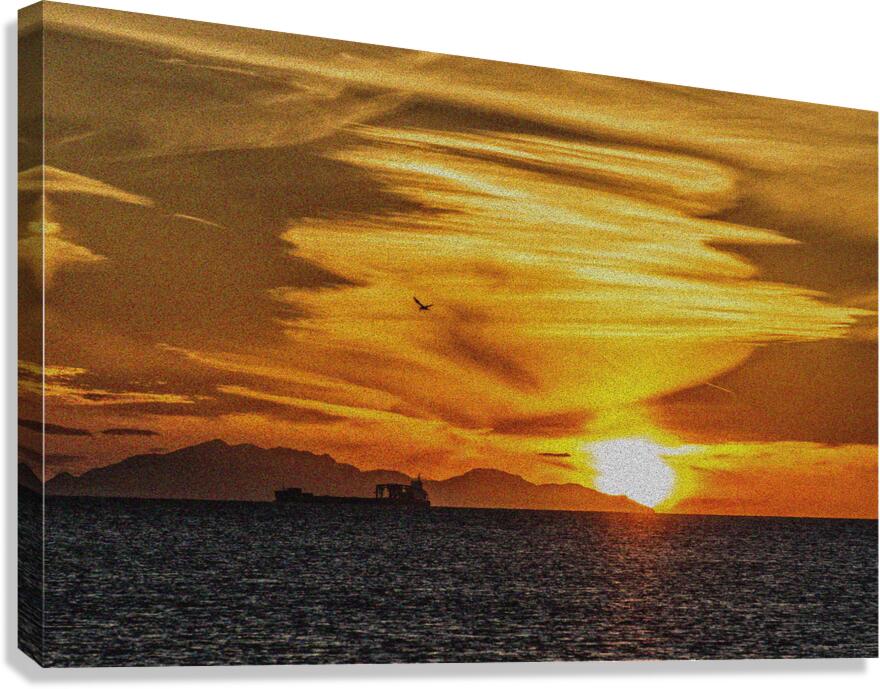 FS170727P OCEAN VIEW FILTERED Canvas Print