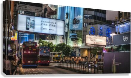 HK CAUSEWAY BAY 2011 Canvas Print