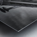 FS240214 BLUE BIKE ON ROOF Metal print