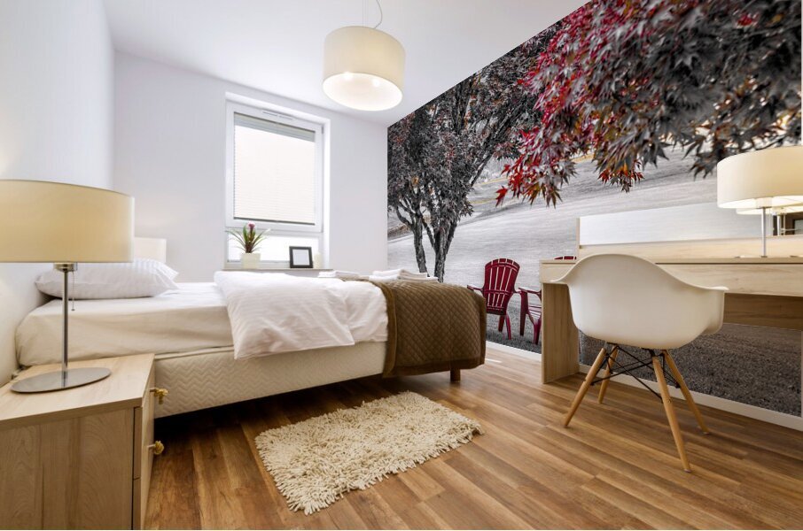 FS210731 RED CHAIRS Mural print