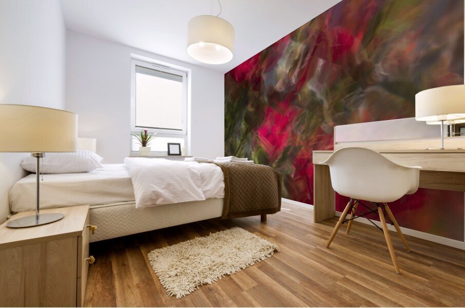 FS240615 Abstract Roses Mural print