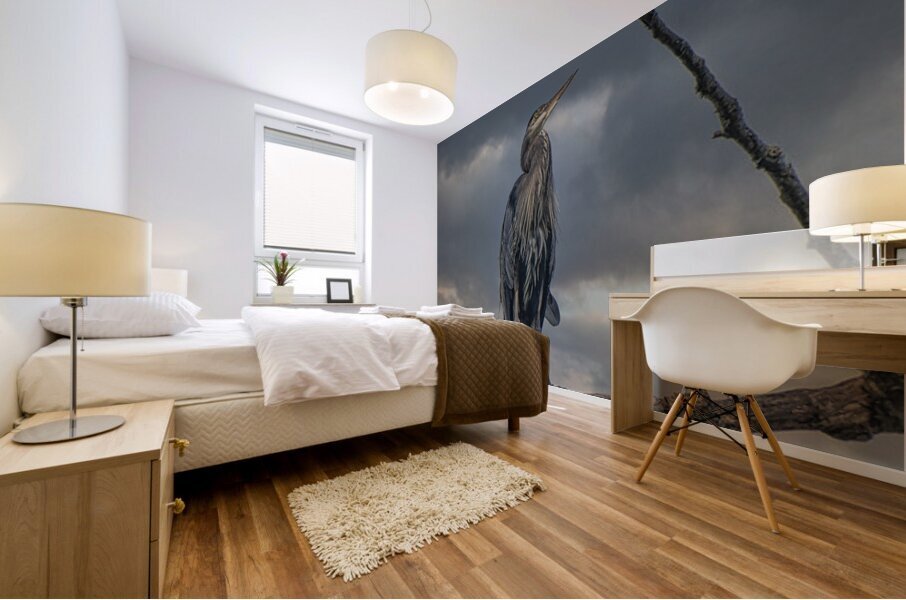 FS250730A HERON Mural print