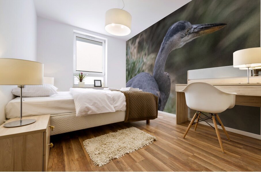 FS260121 HERON Mural print