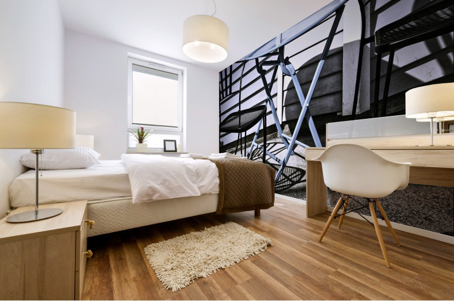 BLUE TABLE Mural print