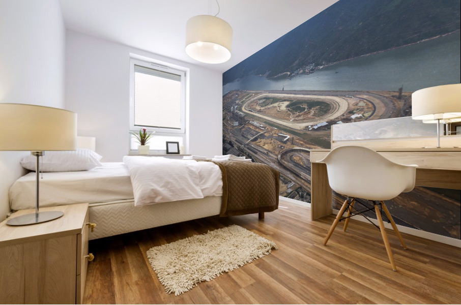 RACECOURSE 1972 2 Mural print