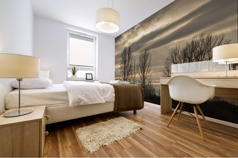 WINTER TREES 2023 Mural print