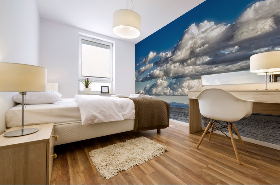 FS180609 WHITE CLOUDS Mural print