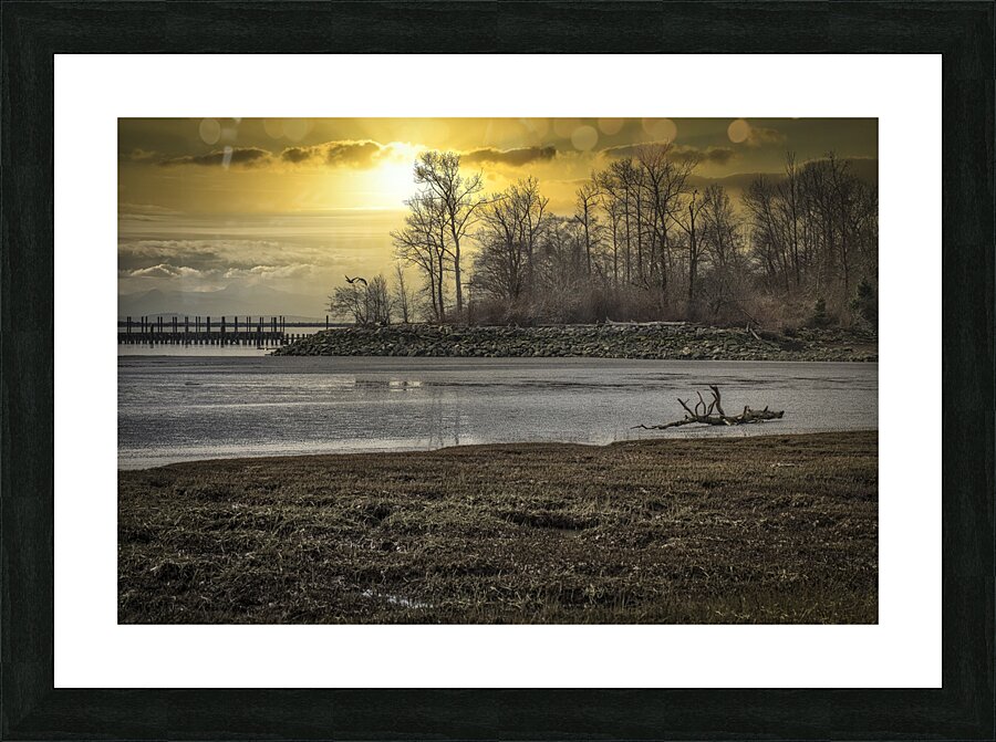 FS240313 Gilbert Beach Picture Frame print