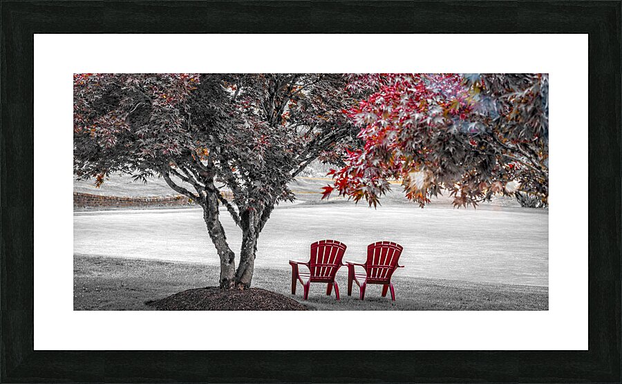 FS210731 RED CHAIRS Picture Frame print