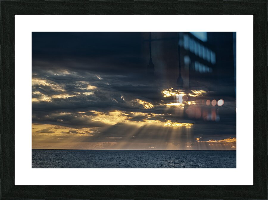 FS240722 Dramatic Clouds Picture Frame print