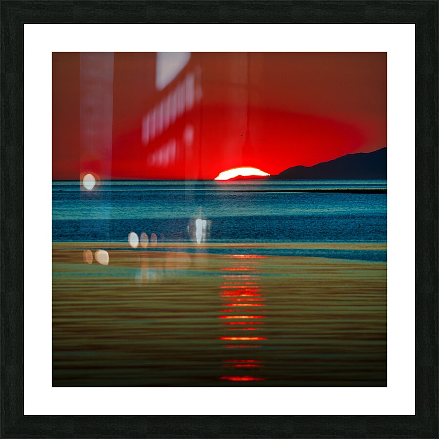 SUMMER SUNSET 2024 Picture Frame print