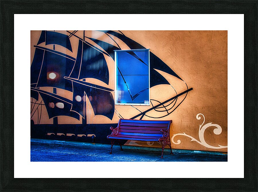Window and Chair Picture Frame print
