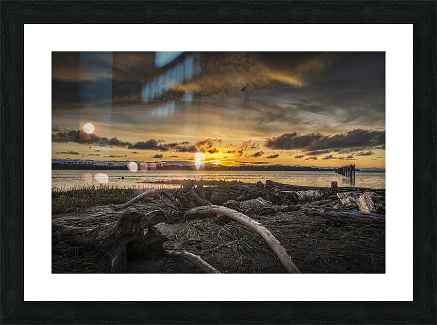 FS241127 Gilbert Beach Picture Frame print