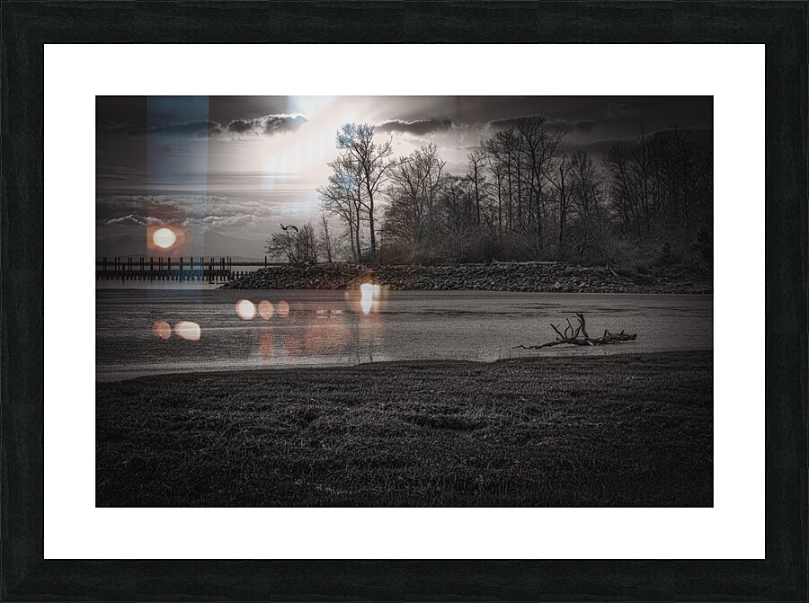 FS240313 Gilbert Beach Edit Picture Frame print