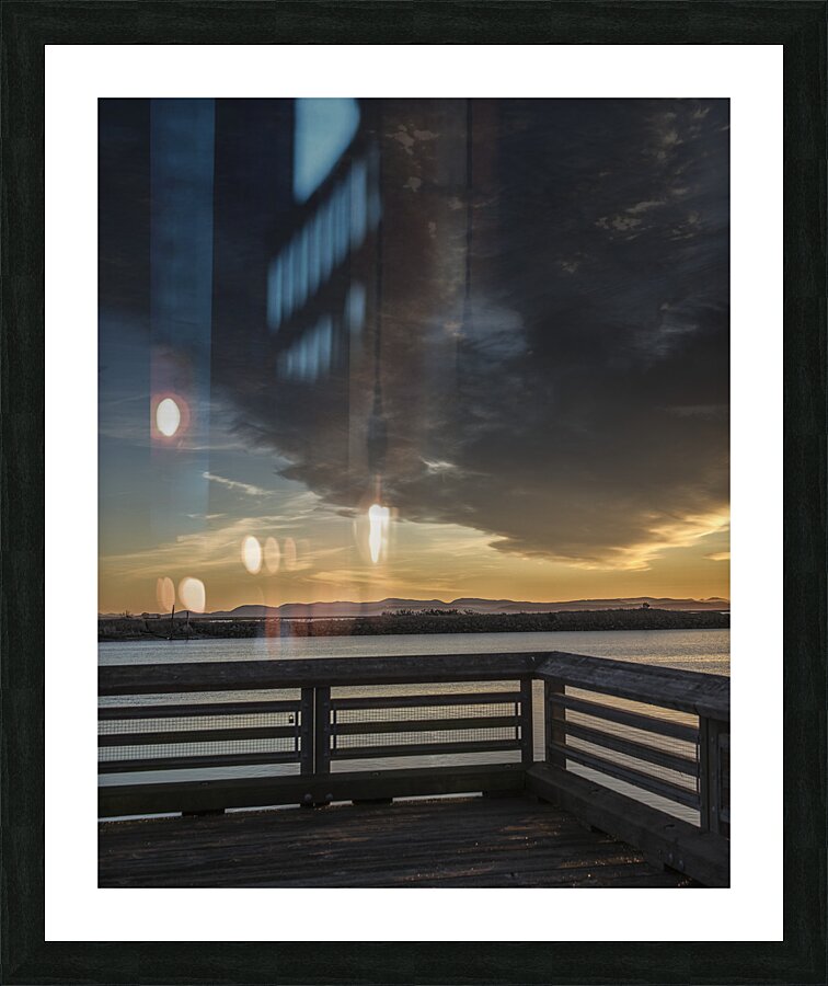 FS250125 DONUT  CLOUDS Picture Frame print