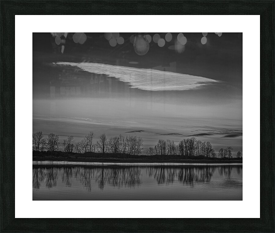 FS250121 WHITE CLOUDS 2 Picture Frame print