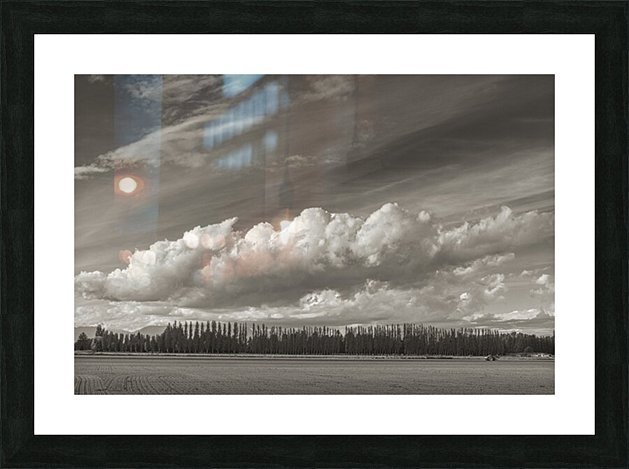 FS250514 SEPIA CLOUDSCAPE Picture Frame print