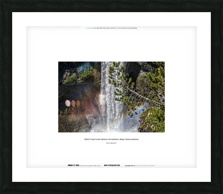 MAKE THEM HAPPEN Picture Frame print