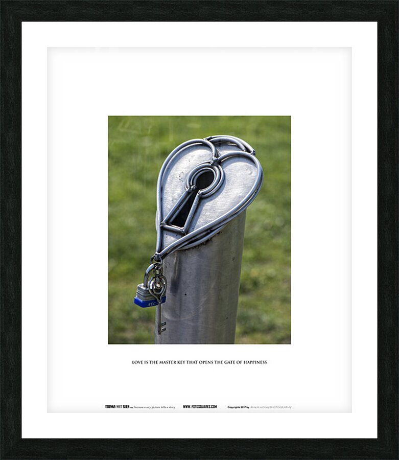 MASTER KEY Picture Frame print