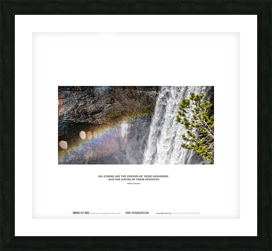 THING NOT SEEN TEMP Picture Frame print