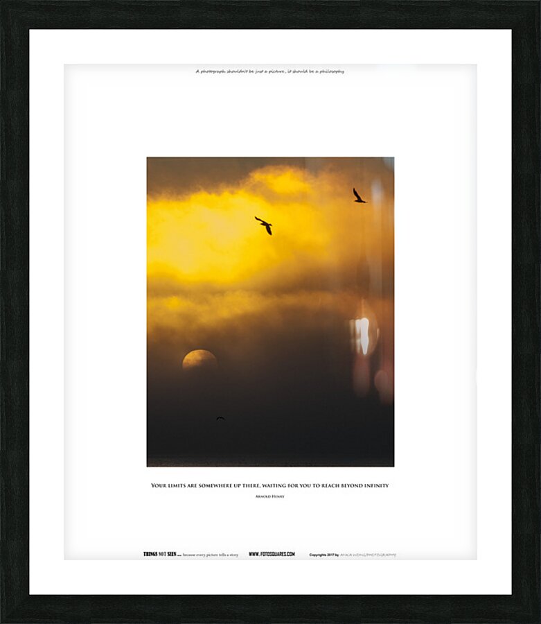 YOUR LIMITS 2 Picture Frame print