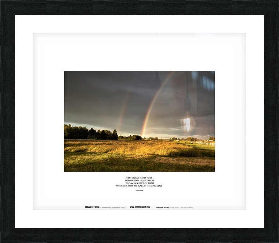 THE PRESENT Picture Frame print