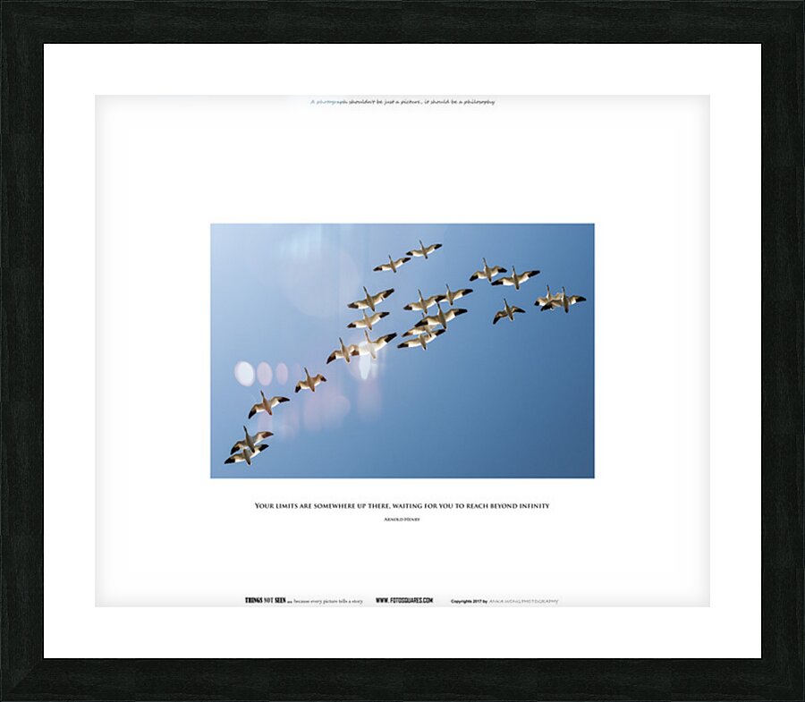 YOUR LIMITS Picture Frame print