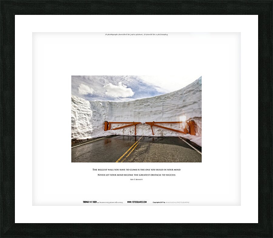 THE BIGGEST WALL Picture Frame print