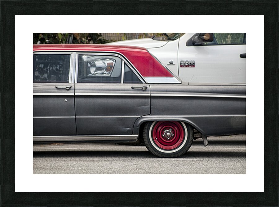 FS130716 ON WHEELS Picture Frame print