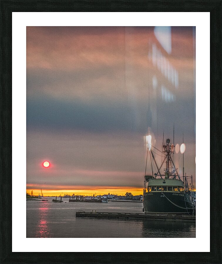 FS250812 BEFORE SUNSET Picture Frame print