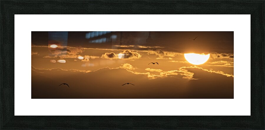 FS250921 SETTING SUN Picture Frame print