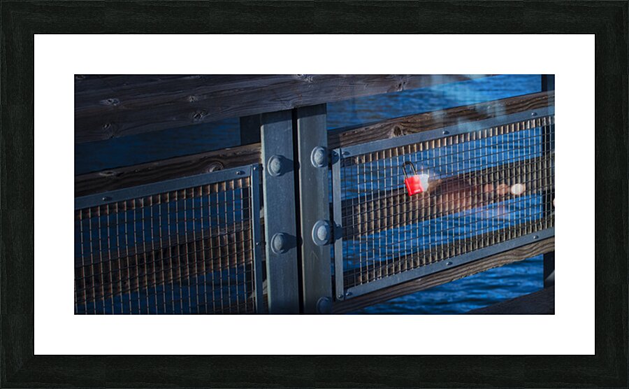 WHO HAS THE KEY Picture Frame print