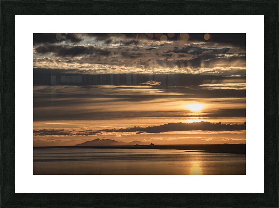 FS260710 SUNSET WITH CLOUDS Picture Frame print