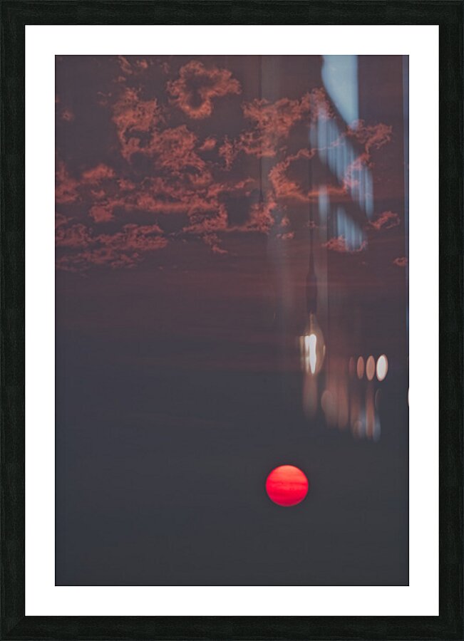 FS260815 THE SUNSET Picture Frame print