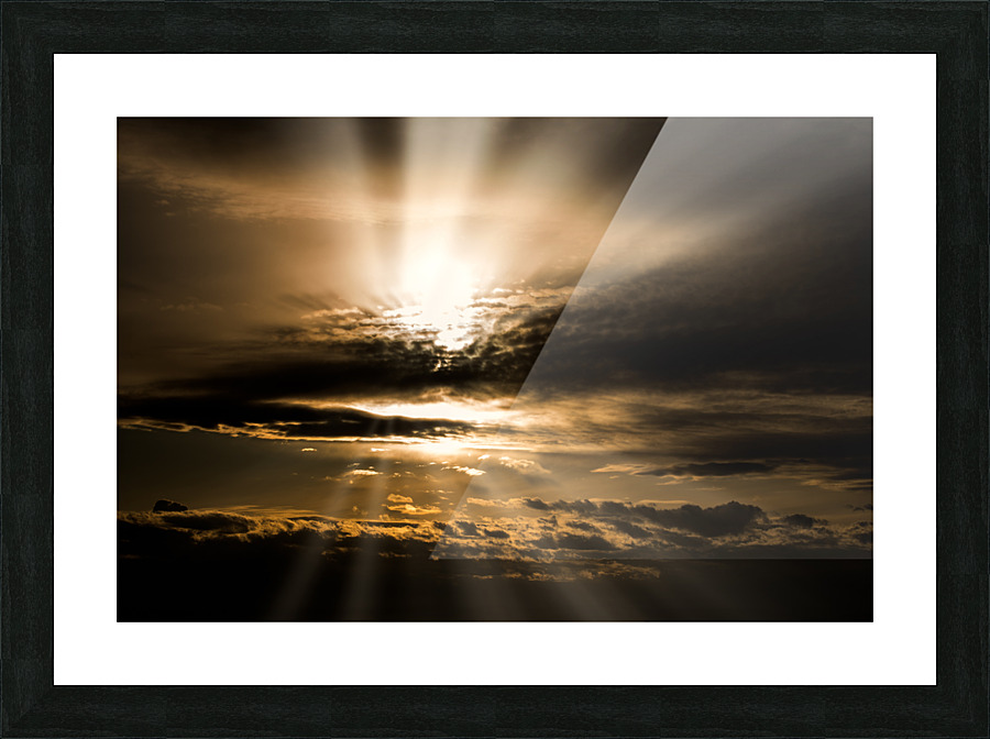 SOLAR POWER Picture Frame print