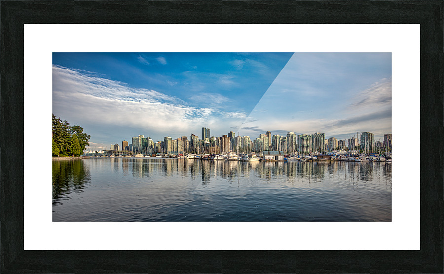 FS160621DW 煤港和溫哥華市中心 Picture Frame print