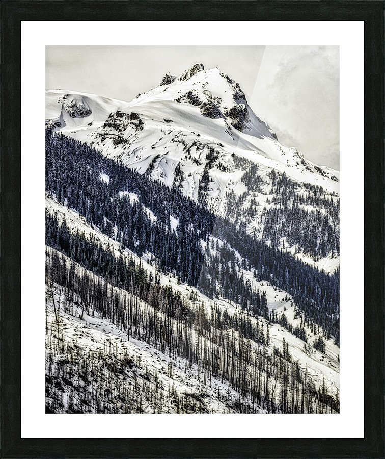 Distant Mountains Picture Frame print