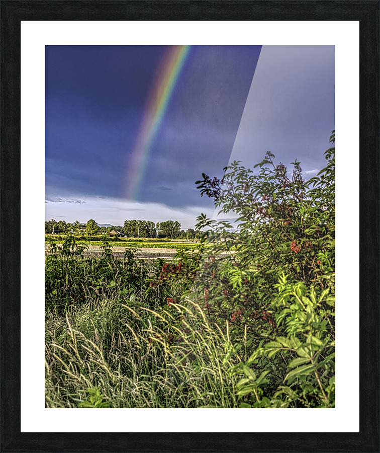 RAINBOW AFTER RAIN Picture Frame print
