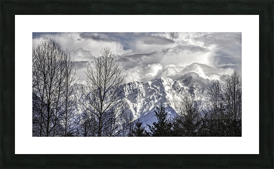 Rocky Mountains Picture Frame print