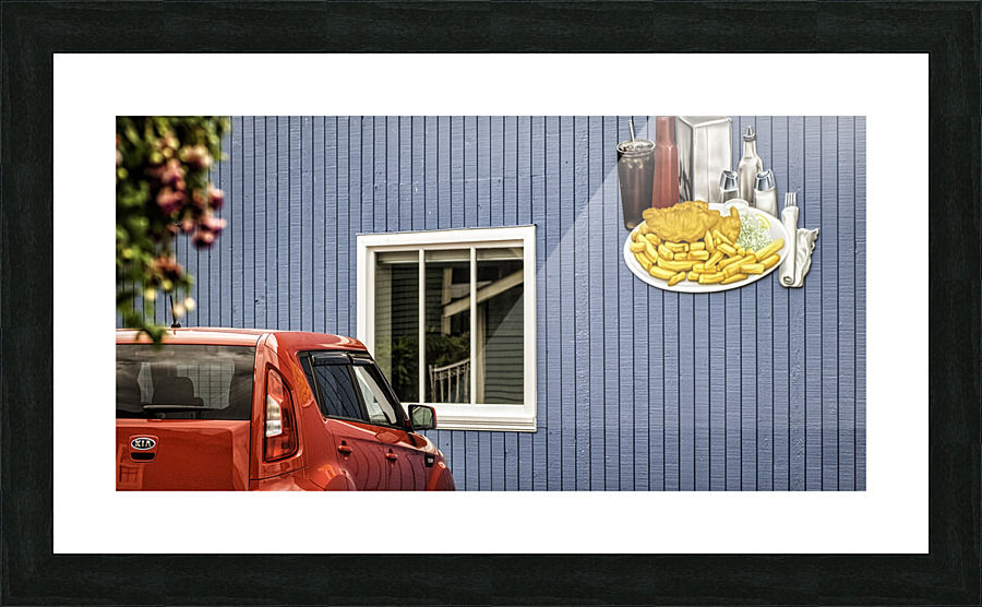 FISH AND CHIPS 2 Picture Frame print