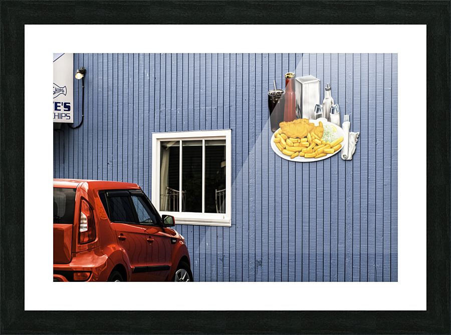FISH AND CHIPS Picture Frame print