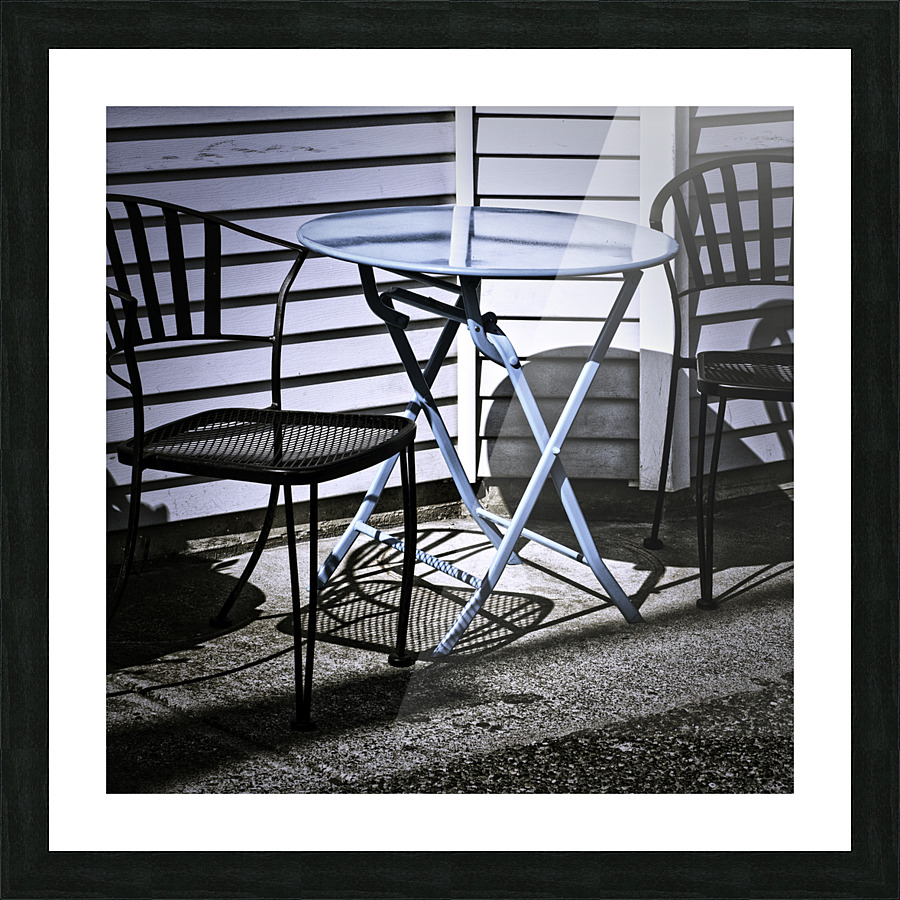 BLUE TABLE Picture Frame print