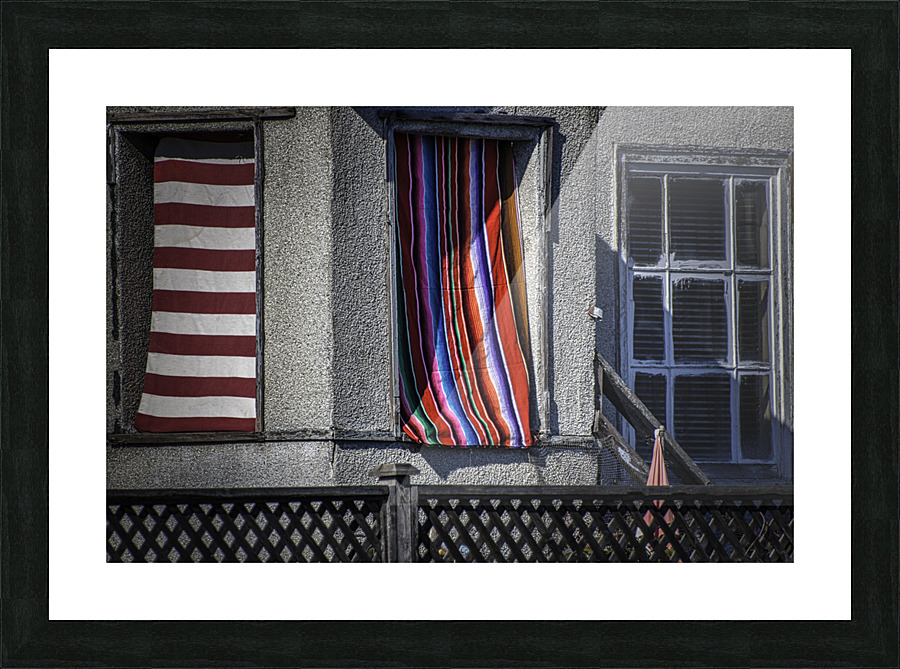 THREE WINDOWS Picture Frame print