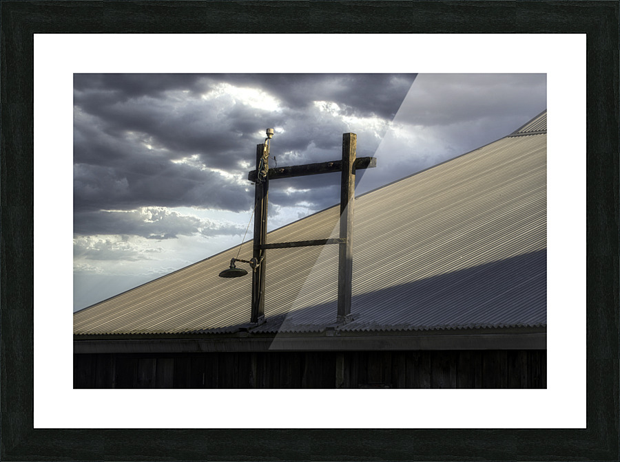LINES LIGHT AND SHADOWS Picture Frame print