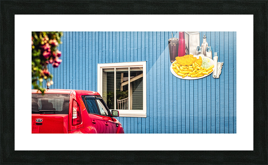 FISH AND CHIPS Picture Frame print